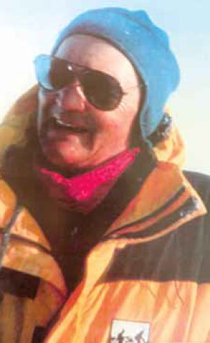 Jack Mackenzie at the North Pole in 1999