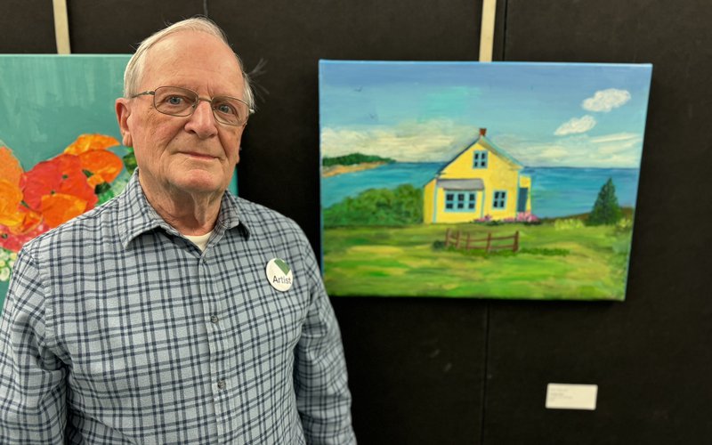 Stan, Veteran, Perley Health tenant and artist